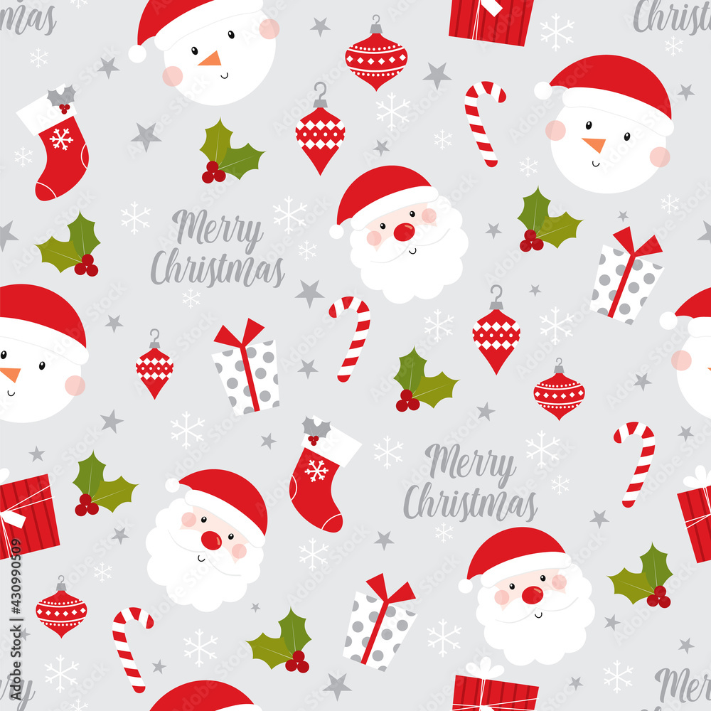 festive christmas seamless pattern design festive christmas seamless pattern design