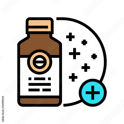 skin regeneration medicament color icon vector. skin regeneration medicament sign. isolated symbol illustration