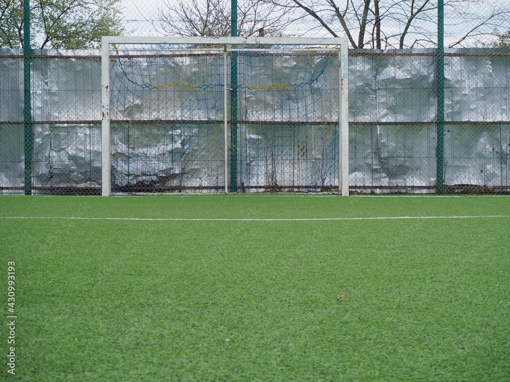 Fototapeta premium soccer goal post