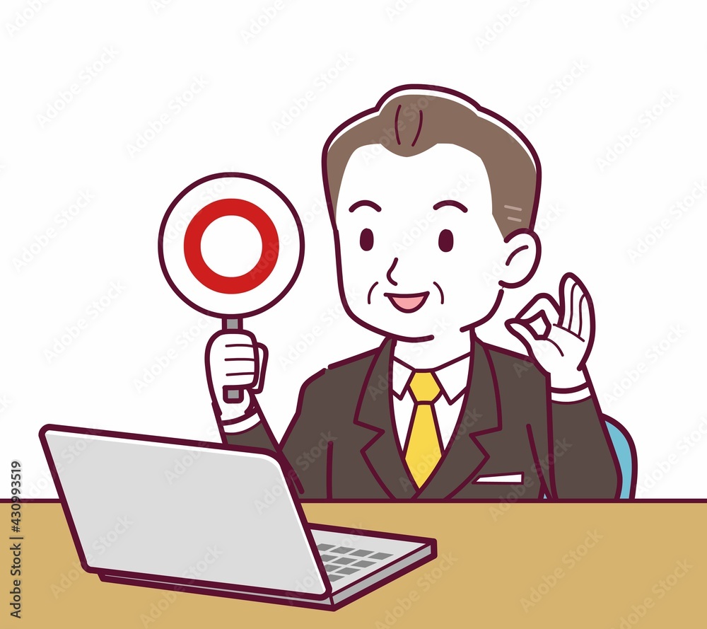 立派な格好をした社長 立派な格好をした社長