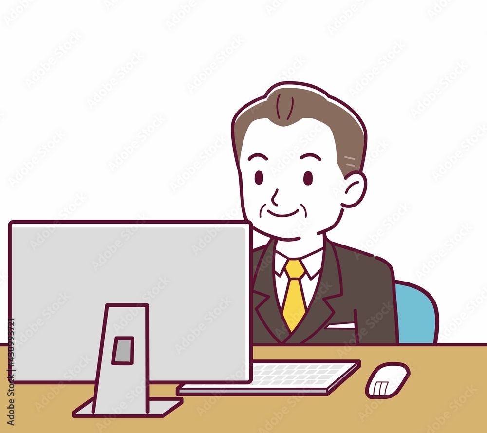 立派な格好をした社長 立派な格好をした社長