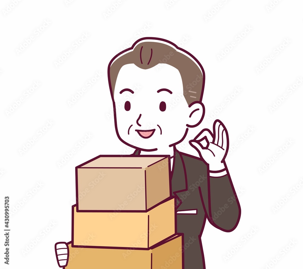 立派な格好をした社長 立派な格好をした社長