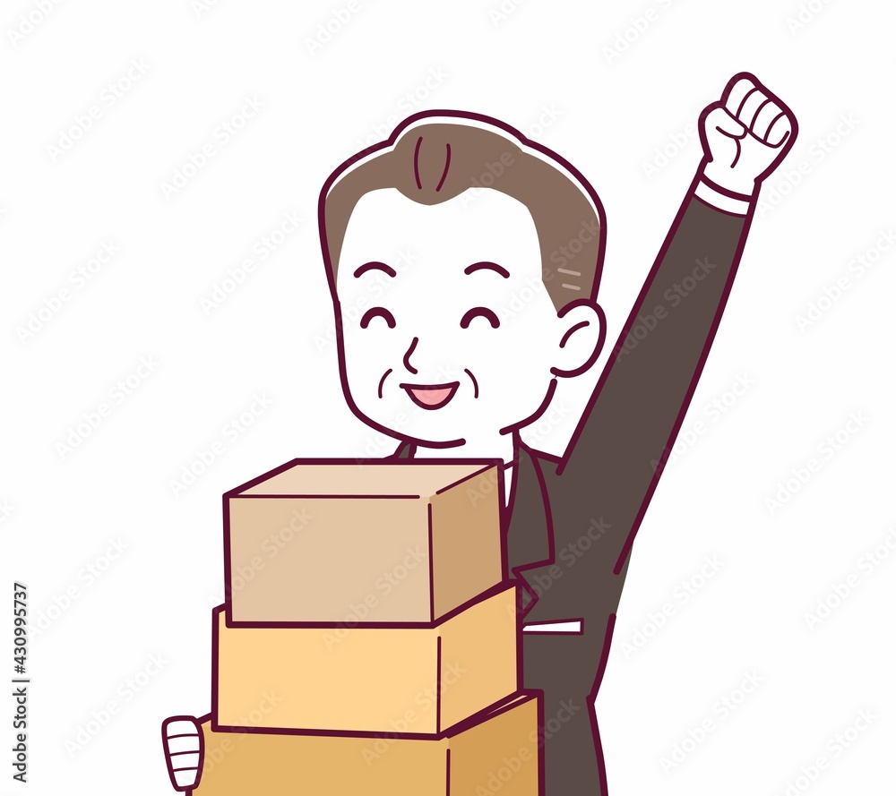 立派な格好をした社長