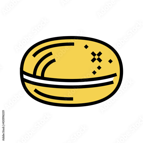 pill pharmaceutical production color icon vector. pill pharmaceutical production sign. isolated symbol illustration