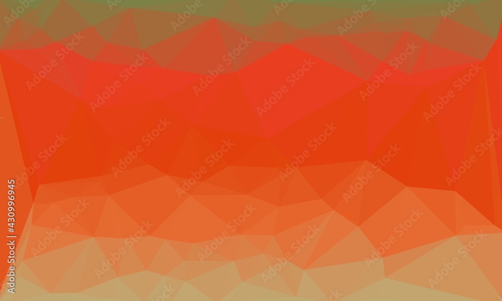Abstract and bright orange polygonal background Abstract and bright orange polygonal background