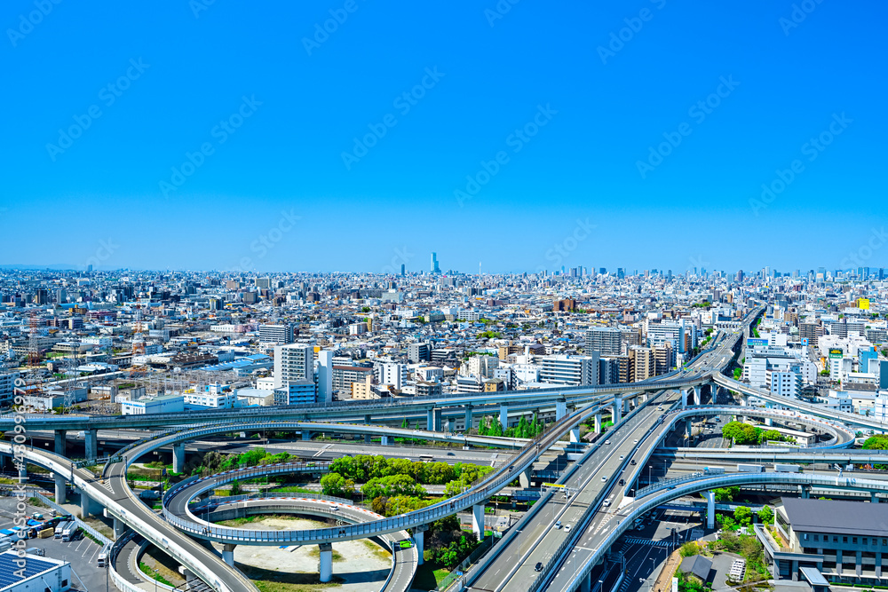 Fototapeta premium 大阪 都市風景 【東大阪】