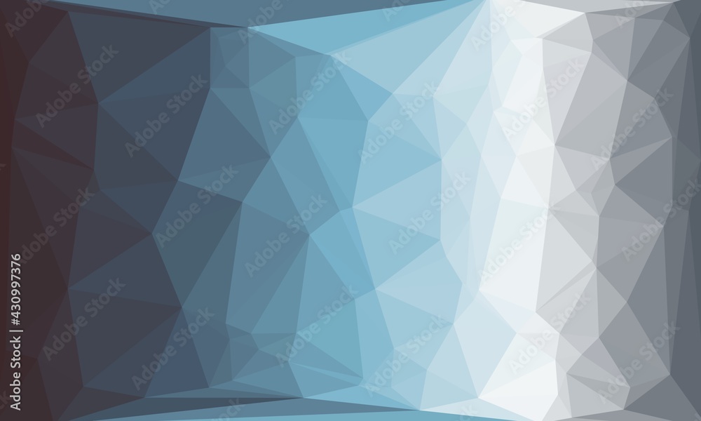 Minimal blue and grey gradient with polygonal background