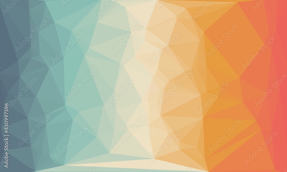 Obraz premium Abstract and colorful geometric background with poly pattern