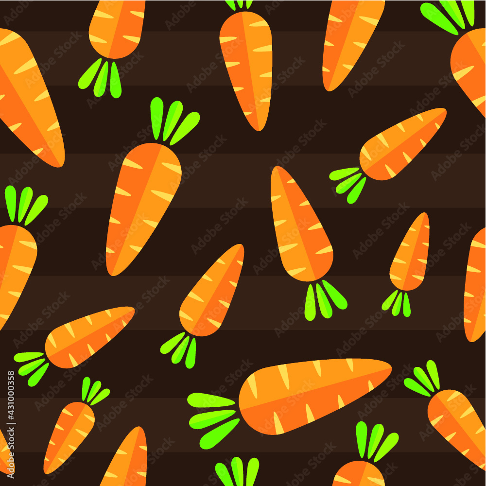 seamless background with carrots seamless background with carrots