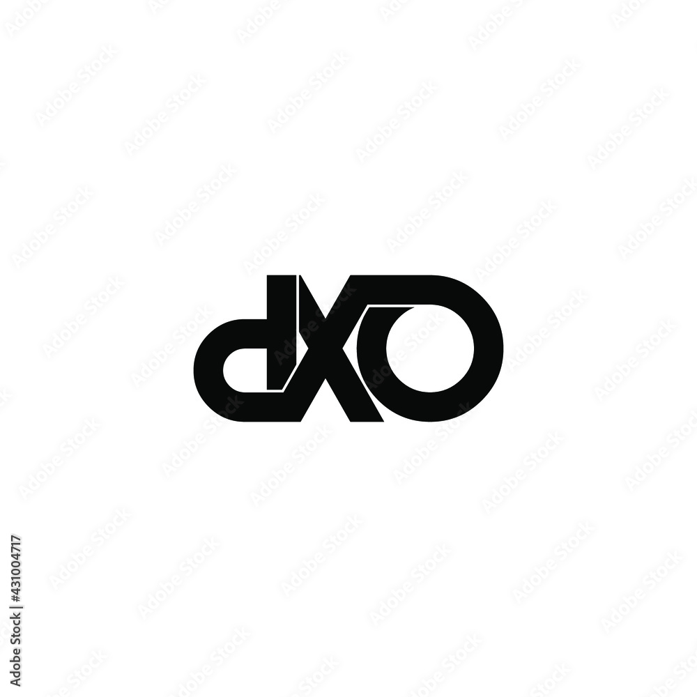 dxo letter original monogram logo design dxo letter original monogram logo design