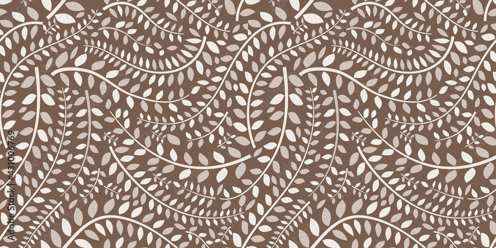 Fototapeta premium Stylish organic background. Seamless pattern.Vector. スタイリッシュ有機的パターン