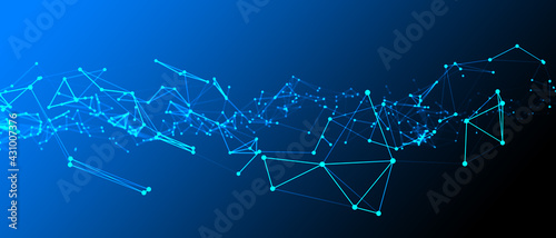 sfondo, rete, molecole, intrecciato