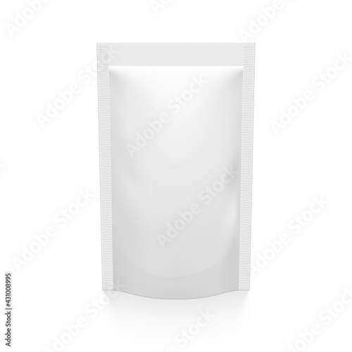 3D White Pouch Foil Plastic Vacuum Packaging