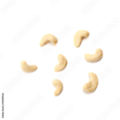 cashews isolated on white background