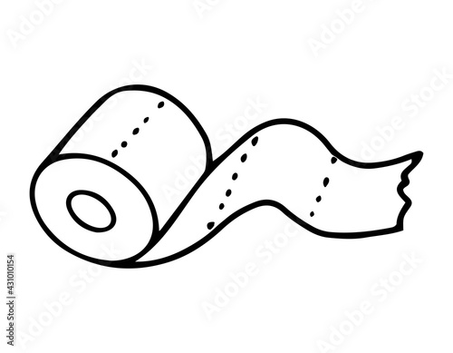 Roll of toilet paper