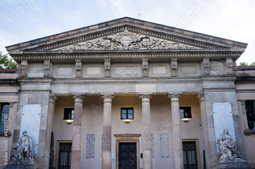 Exterior of the Geology Museum  Museo de Geologia  in Ciutadella Park in Barcelona  Catalonia  Spain  Europe