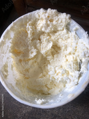 In rural Nepal, butter is made only from yogurt