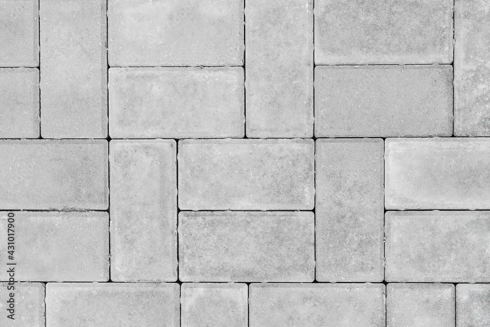 Gray paving slabs urban street road floor stone tile texture background, top view Gray paving slabs urban street road floor stone tile texture background, top view