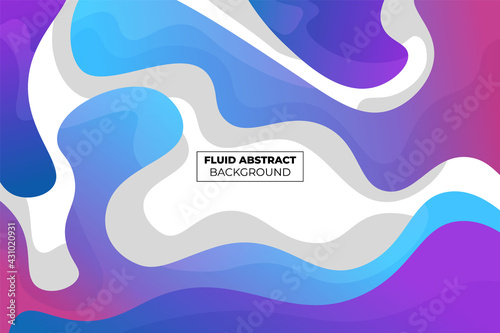 Dynamic Fluid Shape Gradient Abstract Background Blue, Pink and Purple with Shadow