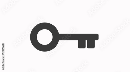 Key Icon. Vecto flat isolated illustration of a key © Eduardo