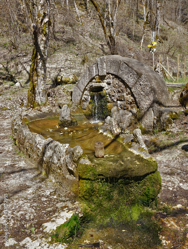 Schäferbrunnen im Schäfertal bei Böttingen/Mahlstetten, Schwäbische Alb photo