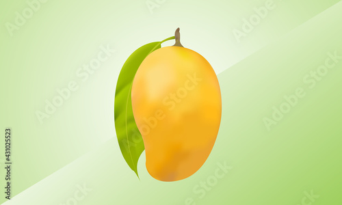 Mango Design I Vector design I Yellow Mango