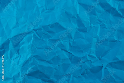 Wallpaper Mural Blue crumpled paper texture background Torontodigital.ca