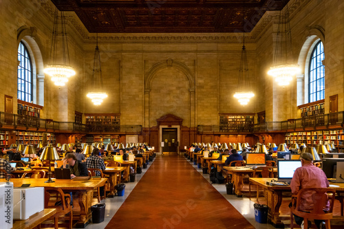 Photography New York Public Library, New York City, USA