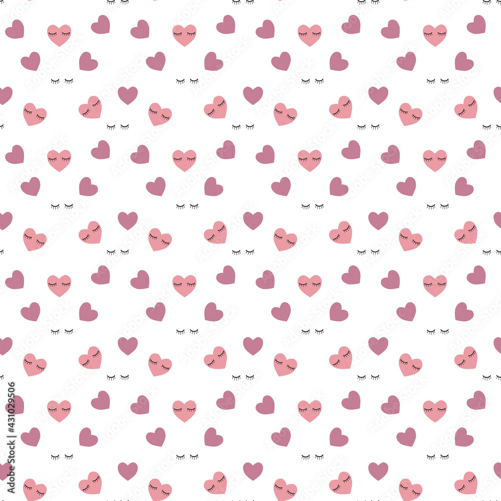 Hearts seamless pattern background, can be used for celebrations, wedding invitation, mothers day and valentines day Hearts seamless pattern background, can be used for celebrations, wedding invitation, mothers day and valentines day