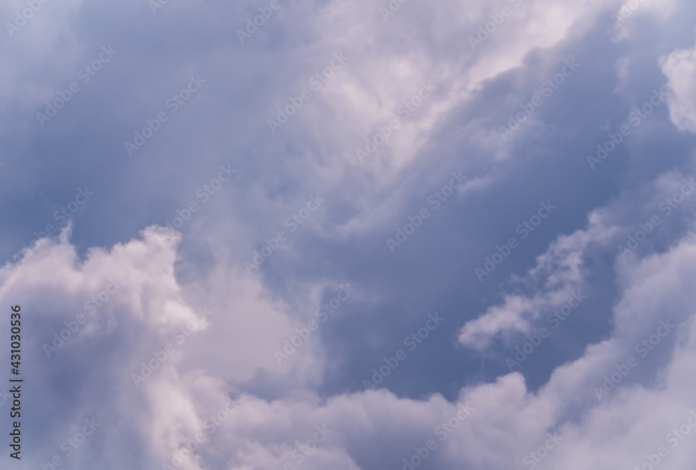 Storm clouds background - stormy sky - zoom and details on clouds - free space to write - high resolution photo