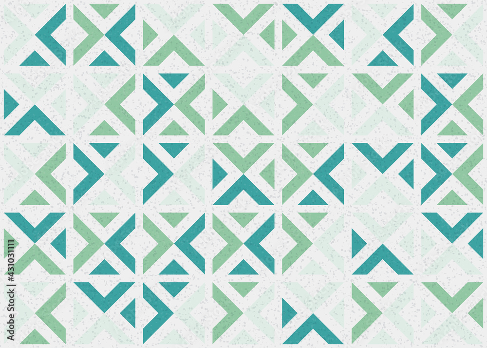 Fototapeta premium Abstract Geometric Pattern generative computational art illustration