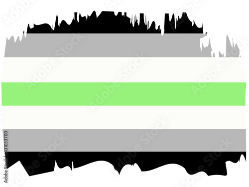 LGBT pride flag, rainbow flag background. Multicolored peace flag movement. Original colors symbol.