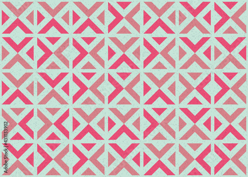 Abstract Geometric Pattern generative computational art illustration