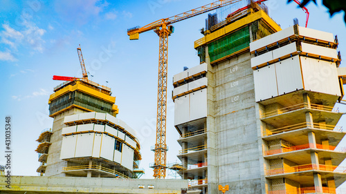 Condominium under construction in Limassol Cyprus