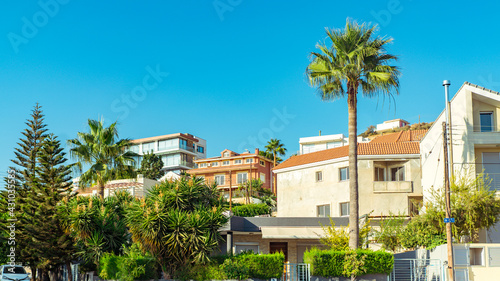 Luxury residential area in Mediterranean island