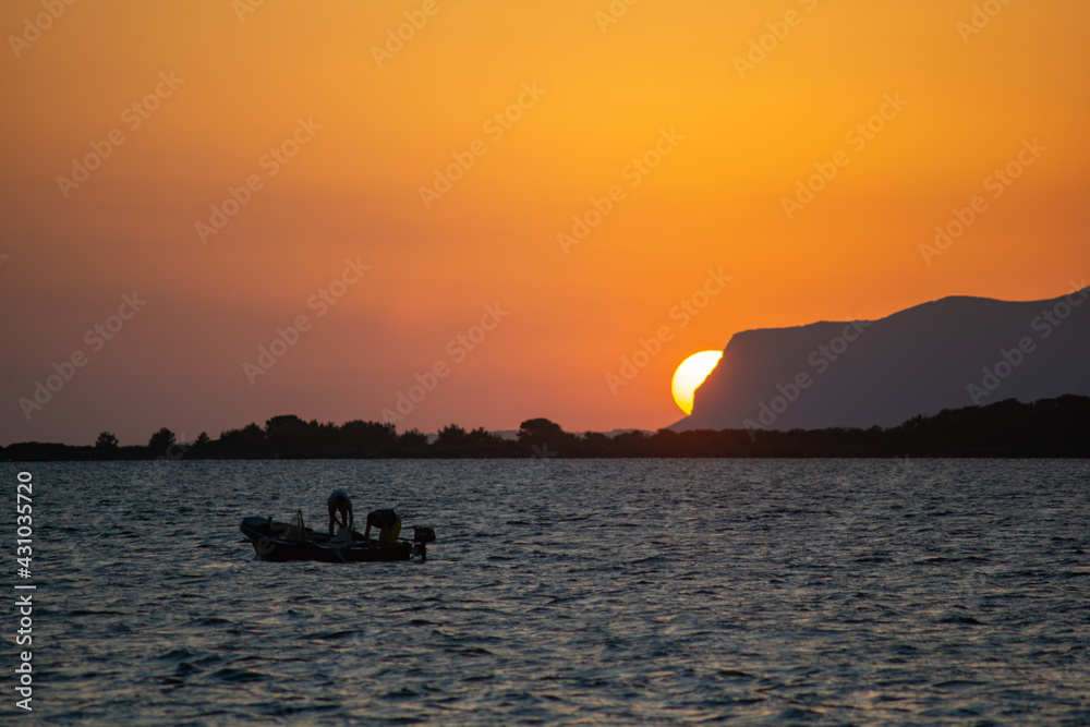 Favoloso tramonto a Palermo