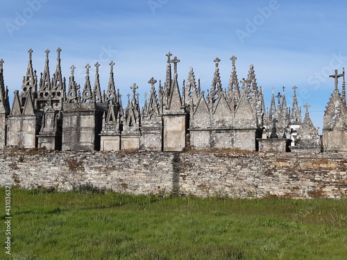 Cementerio gótico de Goiriz en Vilalba, Galicia photo