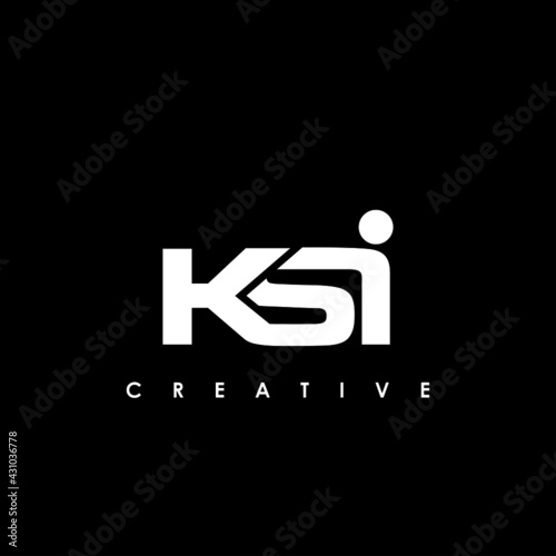 KSI Letter Initial Logo Design Template Vector Illustration photo