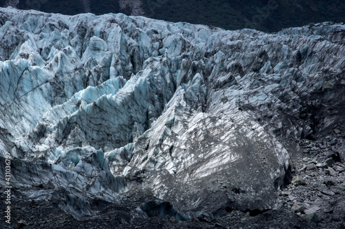 Fox Glacier. Westland Tai Poutini National Park on the West Coast of New Zealand's South Island. New Zealand photo