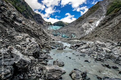 Fox Glacier. Westland Tai Poutini National Park on the West Coast of New Zealand's South Island. New Zealand photo