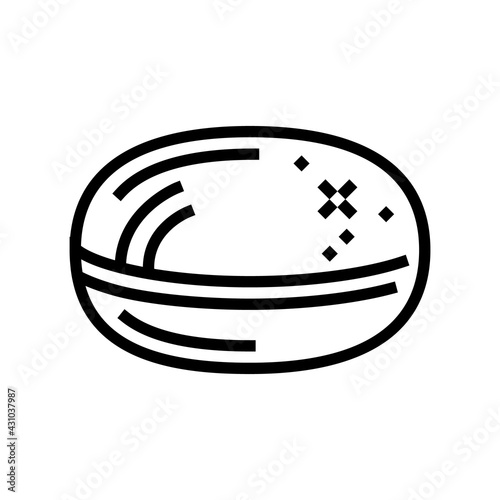 pill pharmaceutical production line icon vector. pill pharmaceutical production sign. isolated contour symbol black illustration