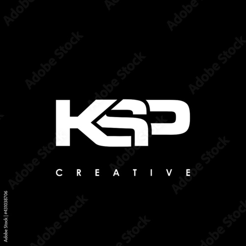 KSP Letter Initial Logo Design Template Vector Illustration photo