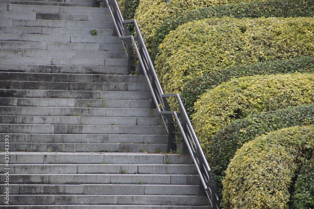 Stairs in the park Stairs in the park