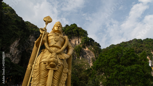 Photography The Batu Caves Lord Murugan Statue and entrance near Kuala Lumpur Malaysia