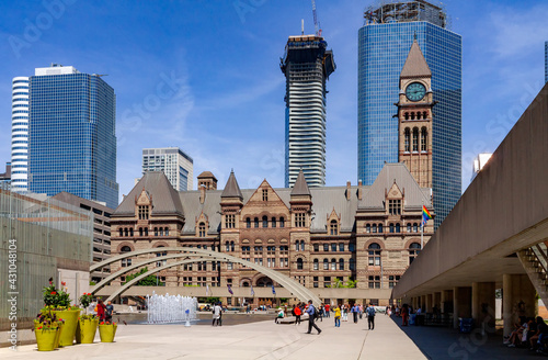 The Old Toronto City Hall, located at the Nathan Phillips Square, Toronto, Canada photo