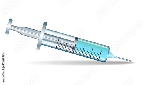 Syringe with vaccine