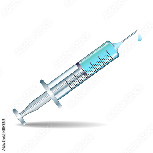 Syringe with vaccine