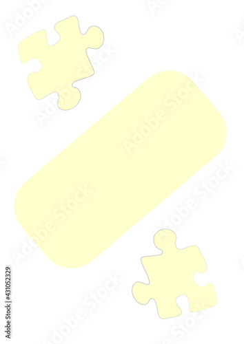 Vertical illustration format A4 - the design of the screen of the phone or tablet for inscriptions and photos