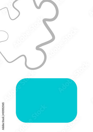 Vertical illustration format A4 - the design of the screen of the phone or tablet for inscriptions and photos