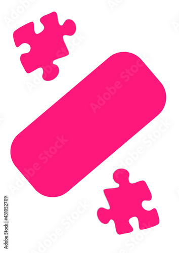 Vertical illustration format A4 - the design of the screen of the phone or tablet for inscriptions and photos